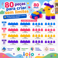 Blocos De Montar Gummy Mágico Silicone