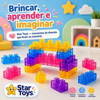 Blocos De Montar Gummy Mágico Silicone