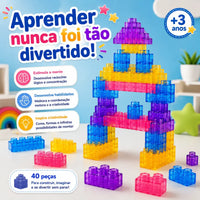 Blocos De Montar Gummy Mágico Silicone