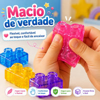 Blocos De Montar Gummy Mágico Silicone