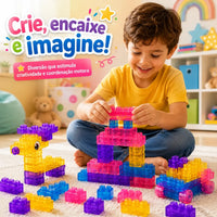Blocos De Montar Gummy Mágico Silicone